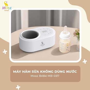 Máy Hâm Sữa Không Dùng Nước Moaz BéBé MB-087 – Máy Hâm Sữa Rã Đông, Giữ Nhiệt, Hẹn Giờ Tiên Tiến Cho Bé Sơ Sinh, Thiết Kế Nhật Bản