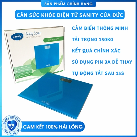 CÂN SỨC KHỎE ĐIỆN TỬ CHO MẸ VÀ CHO BÉ SƠ SINH SANITY CỦA ĐỨC