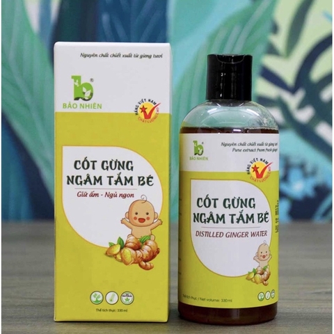 Cốt gừng ngâm tắm phòng cảm lạnh BẢO NHIÊN 330ML