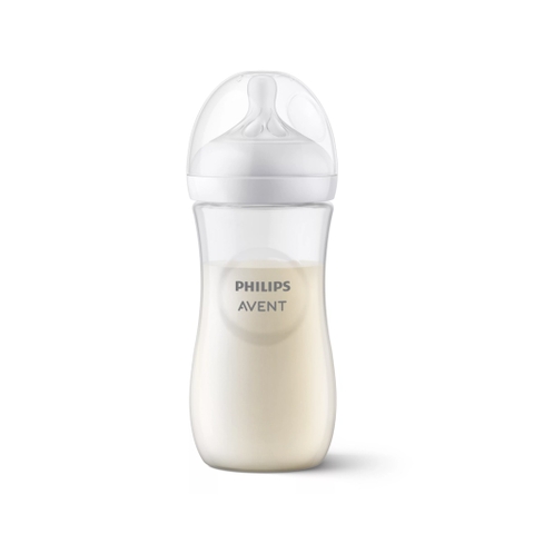 Bình sữa nhựa PP Philips Avent Flamingo cổ rộng mô phỏng tự nhiên 260ml bé từ 1M (SCF627/41)