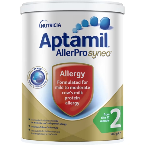 Sữa Aptamil AllerPro Syneo Số 2 900g – Giải Pháp Tốt Nhất Cho Bé Dị Ứng Đạm Sữa Bò 6-12 Tháng