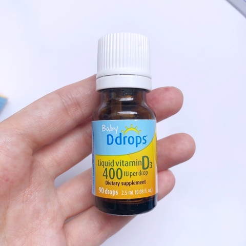 VITAMIN BABY DDROPS D3 400 I.U 90 Giọt ( Mỹ )