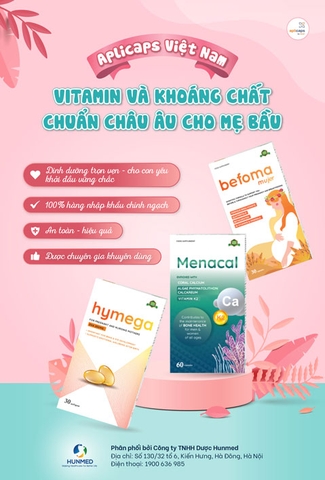 Canxi Menacal - Canxi từ tảo biển và san hô cho mẹ bầu và trẻ nhỏ (hộp 60 viên)