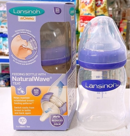 Bình sữa Lansinoh Momma 160ml - 0M+