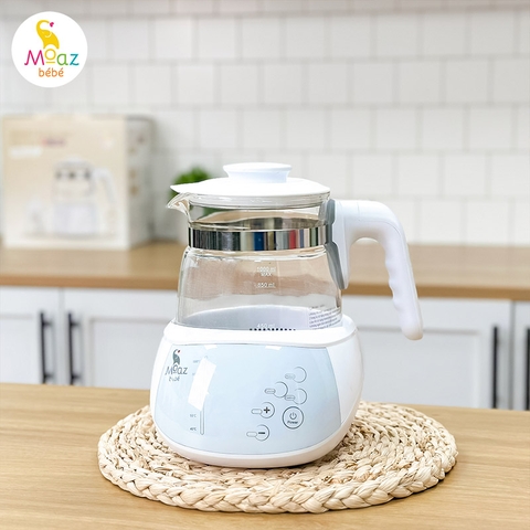 Bình Đun Nước Thông Minh Moaz BéBé MB-002 – Bình Đun Nước Giữ Nhiệt 48h Khử Clo 2 Phút Pha Sữa Cho Bé Sơ Sinh, Nước Tinh Khiết Bảo Vệ Sức Khỏe Gia Đình