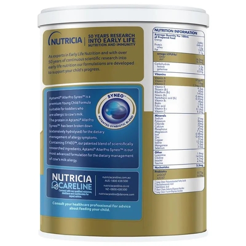 Sữa Aptamil AllerPro Syneo Số 3 900g – Giải Pháp Tốt Nhất Cho Bé Dị Ứng Đạm Sữa Bò 12-36 Tháng