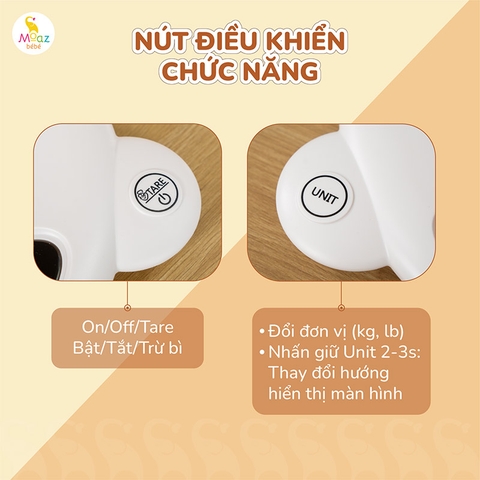 Cân Điện Tử Moaz BéBé MB-084 – Cân Đo Trọng Lượng Chiều Cao Cho Bé Sơ Sinh Chính Xác 120kg, Chế Độ Thông Minh Theo Dõi Phát Triển, Dùng Cho Người Lớn