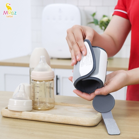 Túi Ủ Bình Sữa Moaz BéBé MB-067 – Túi Giữ Ấm Bình Sữa Di Động Cho Bé Sơ Sinh Khi Đi Du Lịch, Ra Ngoài Chơi, Giữ Nhiệt 12h