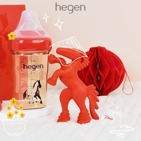Bộ Bình Sữa Hegen Ngựa Năm 2026 – Phiên Bản Giới Hạn The Majestic Stallion Collection (Chính Hãng) 2026 – Bộ Bình Sữa Hegen The Majestic Stallion Collection Crimson Red Nhập Khẩu Singapore Hỗ Trợ Cho Bé Bú Bình Tiện Lợi An Toàn Không BPA Không BPS Không PVC Chính Hãng Hegen Giá Rẻ
