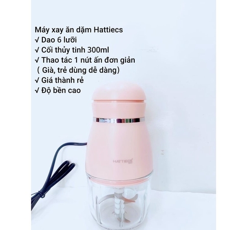 Máy Xay 6 Lưỡi- Máy Xay Đa Năng HATTIECS 0.3L