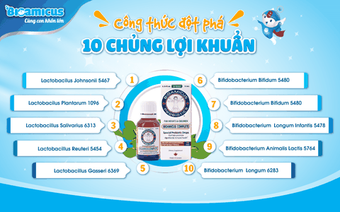 Dung dịch men 10 chủng Bioamicus Complete 10ml hỗ trợ cải thiện hệ vi sinh đường ruột, giảm rối loạn tiêu hóa (10ml)
