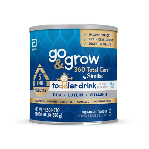 Sữa Similac Go & Grow 360 Total Care Toddler Nước Uống Dinh Dưỡng Với 5 HMOs, Bột, 24-oz Can Chính Hãng 2025: Review Chi Tiết, Giá Bán, Thành Phần, Lợi Ích, Cách Pha Cho Bé Từ 12-36 Tháng