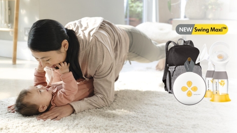 Máy hút sữa Medela Swing maxi Plus tích điện new / like new[BH 12 tháng]