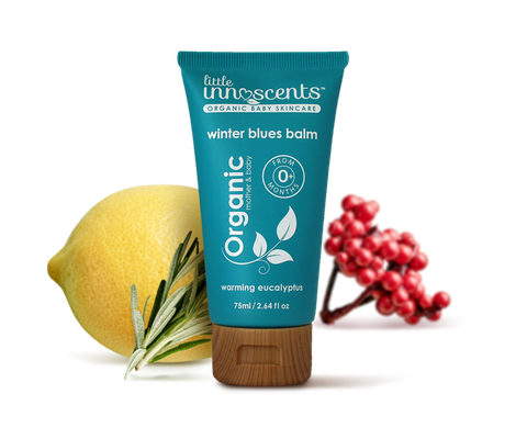 Kem bôi ấm ngực Organic Little Innoscents Úc – 75g (Từ sơ sinh +)