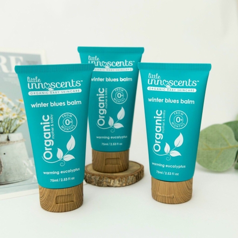 Kem bôi ấm ngực Organic Little Innoscents Úc – 75g (Từ sơ sinh +)
