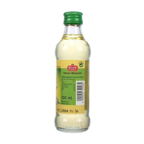 Dầu óc chó Kunella Feinkost WalnuBol 100ml (Đức)