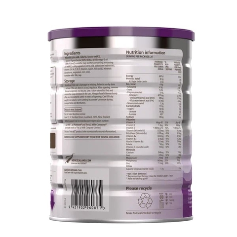 Sữa A2 Platinum Junior Milk Drink Số 4 Lon 900g (Từ 3 Tuổi Trở Lên) 2026 – Sữa A2 Đạm Quý A2 Nhập Khẩu New Zealand Tự Nhiên Dễ Tiêu Hóa Hỗ Trợ Phát Triển Chiều Cao Trí Não Hệ Miễn Dịch Sức Khỏe Toàn Diện An Toàn Không Đạm A1 Không GMO Chính Hãng Úc Giá Rẻ Cho Trẻ Tiền Học Đường