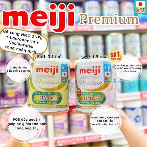 Sữa Meiji Infant Formula Premium 800g (0-12 Tháng) Có Tốt Không? Đánh Giá Toàn Diện Dưỡng Chất Vàng Cho Bé