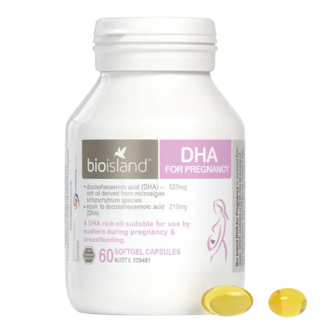 Vitamin BioIsland DHA Cho Mẹ Bầu Hộp 60 Viên (Úc)