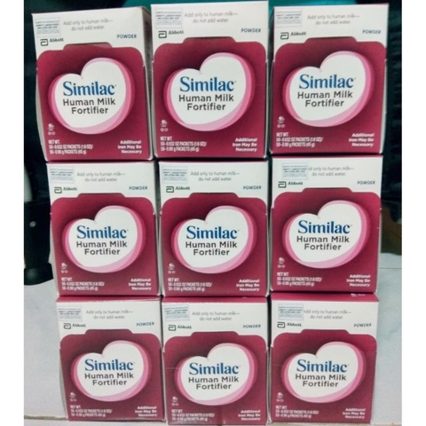 Similac Human Milk Fortifier (HMF) Bột Bổ Sung Sữa Mẹ Cho Trẻ Sinh Non Nhẹ Cân Thiếu Tháng Suy Dinh Dưỡng 2025 – Similac HMF Hộp 50 Gói 1g Tăng Cân An Toàn Không Lactose Protein Thủy Phân Vitamin Khoáng Chất Chính Hãng Mỹ Giá Rẻ Cho Bé Sơ Sinh