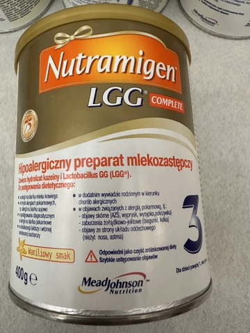 Sữa Công Thức Nutramigen Hypoallergenic LGG Cho Bé Từ 12 Tháng Tuổi Trở Lên 2026 – Nutramigen 3 LGG Complete Không Đạm Sữa Bò Không Lactose An Toàn Tăng Cân Hỗ Trợ Tiêu Hóa Miễn Dịch Với Probiotic LGG Chính Hãng Mead Johnson Mỹ Giá Rẻ Cho Trẻ Dị Ứng Đạm Sữa Bò