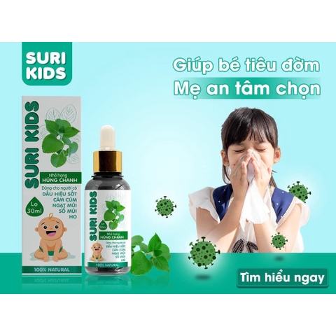 TINH CHẤT HÚNG CHANH SURI KIDS 30ml