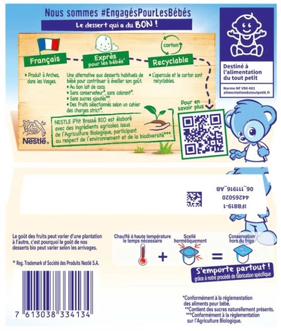 🌟 SỮA BỘT TRÁNG MIỆNG NESTLÉ P'TIT BRASSÉ HỮU CƠ – SỮA DỪA, XOÀI & KIWI, DINH DƯỠNG TỰ NHIÊN CHO BÉ TỪ 6 THÁNG TUỔI, LÝ TƯỞNG CHO BÉ DỊ ỨNG ĐẠM SỮA BÒ! 🌟