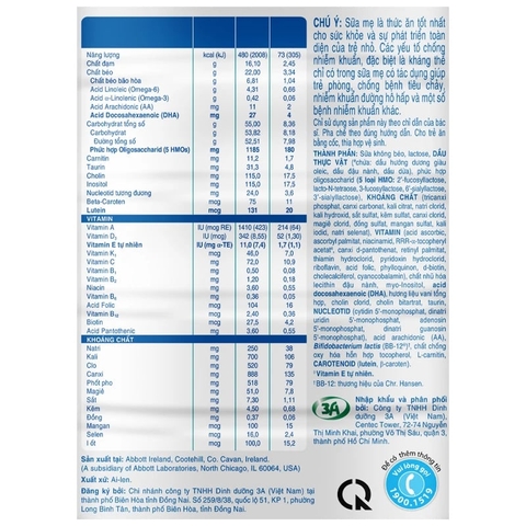 Similac® Total Protection 1+ 800g – Sữa Tăng Cường Miễn Dịch, Hỗ Trợ Phát Triển Toàn Diện Cho Trẻ 1+ Tuổi