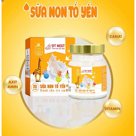 SỮA NON TỔ YẾN DT NEST DÀNH CHO TRẺ EM 70ML