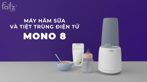 MÁY HÂM SỮA & TIỆT TRÙNG ĐIÊN TỬ - MONO 8 - FATZBABY FB3011TN