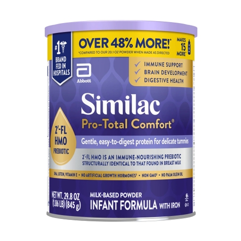 Sữa Công Thức Similac Pro-Total Comfort – Sữa Dịu Nhẹ Cho Bé Sơ Sinh Hệ Tiêu Hóa Nhạy Cảm