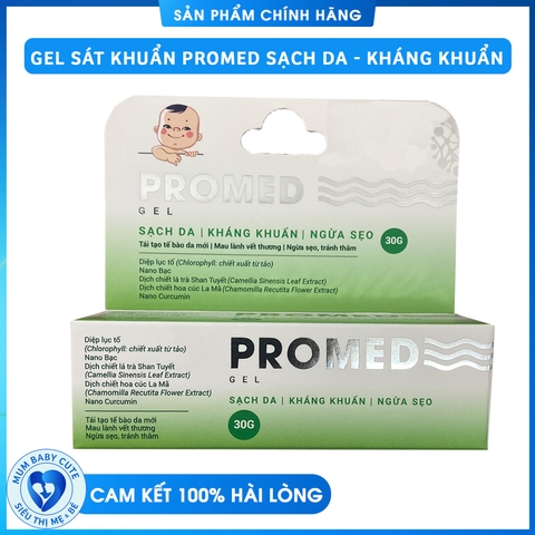 Gel sát khuẩn PROMED SẠCH DA - KHÁNG KHUẨN - NGỪA SẸO
