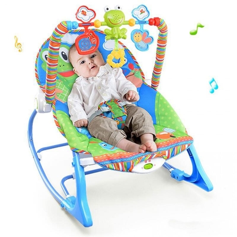 Ghế Rung IBaby - TiiBaby Rocker có nhạc và đồ chơi lục lạc. Dành cho bé từ 0-36 tháng