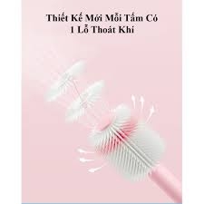 Bàn chải đánh răng siêu mềm cho bé xoay 360 độ mẫu mới, Bàn chải cầm tay cho trẻ từ 1 tuổi có vách ngăn an toàn