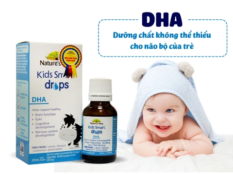 Nature's Way Kids Smart Drops DHA - Siro bổ sung DHA dạng nước