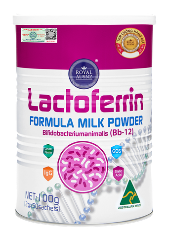 Sữa Hoàng Gia Úc Lactoferrin Formula Milk Powder Bifidobacterium Bb-12 - Hỗ Trợ Miễn Dịch (Hộp 50 Gói)