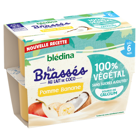 🌟 THỨC ĂN DẶM XAY NHUYỄN 100% THỰC VẬT BLÉDINA – SỮA DỪA, TÁO, CHUỐI & DỨA, DINH DƯỠNG TỰ NHIÊN CHO BÉ TỪ 6 THÁNG TUỔI CHO BÉ DỊ ỨNG ĐẠM SỮA BÒ ! 🌟