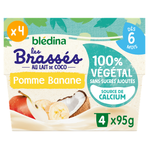 🌟 THỨC ĂN DẶM XAY NHUYỄN 100% THỰC VẬT BLÉDINA – SỮA DỪA, TÁO, CHUỐI & DỨA, DINH DƯỠNG TỰ NHIÊN CHO BÉ TỪ 6 THÁNG TUỔI CHO BÉ DỊ ỨNG ĐẠM SỮA BÒ ! 🌟