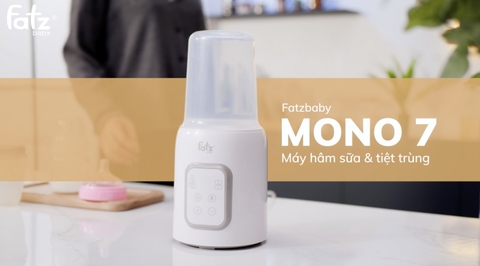 MÁY HÂM SỮA & TIỆT TRÙNG ĐIÊN TỬ - MONO 7 - FATZBABY FB3010TN