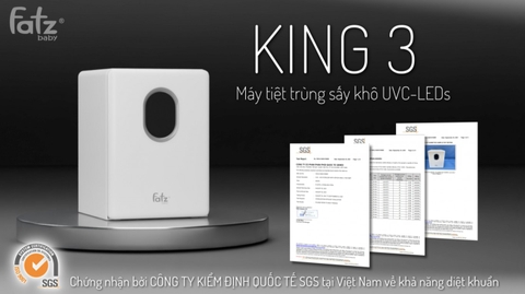 Máy tiệt trùng sấy khô bằng tia UVC LED - KING 3