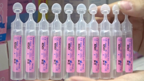 🌸 Nước muối sinh lý Fysoline màu hồng 40 ống x 5ml – Làm sạch mắt, mũi, miệng an toàn cho bé sơ sinh