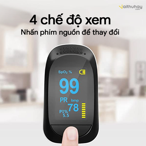 Máy đo nồng độ oxy máu SpO2 CHIDO NHẬT BẢN