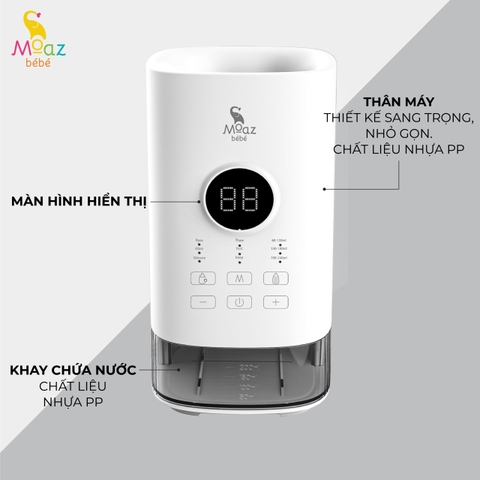 Máy hâm sữa thông minh siêu tốc Moaz BéBé MB – 033