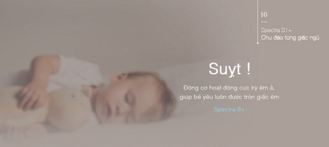 Máy hút sữa điện đôi Spectra 9 Plus chính hãng Hàn Quốc