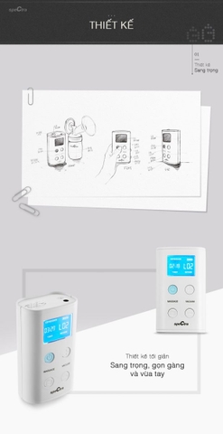Máy hút sữa điện đôi Spectra 9 Plus chính hãng Hàn Quốc