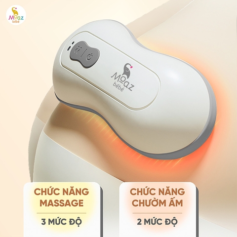 Máy Massage Và Chườm Ấm Ngực Moaz BéBé MB-109 – Máy Massage Ngực Cho Mẹ Bỉm Gọn Nhẹ Ôm Sát, 2 Mức Chườm Ấm 3 Mức Massage Kích Sữa Thoải Mái, Phù Hợp Mọi Dáng Ngực