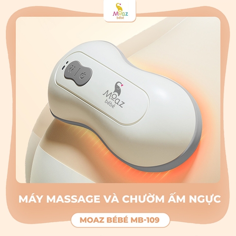 Máy Massage Và Chườm Ấm Ngực Moaz BéBé MB-109 – Máy Massage Ngực Cho Mẹ Bỉm Gọn Nhẹ Ôm Sát, 2 Mức Chườm Ấm 3 Mức Massage Kích Sữa Thoải Mái, Phù Hợp Mọi Dáng Ngực