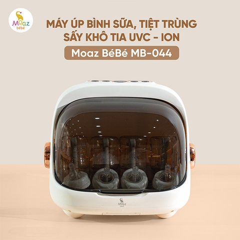 Máy Úp Bình Tiệt Trùng Sấy Khô Tia UVC Moaz BéBé MB-044 – Máy Tiệt Trùng Bình Sữa UV, Sấy Khô, Bảo Quản Bình Sữa Cho Bé Sơ Sinh, Thiết Kế Nhỏ Gọn