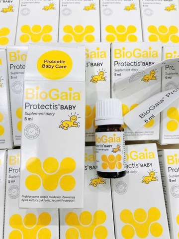 Men Vi Sinh BioGaia Protectis Baby Drops 5ml Cho Bé Sơ Sinh 2026 – Men Vi Sinh Lactobacillus Reuteri DSM 17938 Hỗ Trợ Giảm Khóc Dạ Đề Rối Loạn Tiêu Hóa Tăng Cường Miễn Dịch An Toàn Không Đường Chính Hãng Thụy Điển Giá Rẻ