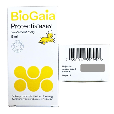 Men Vi Sinh BioGaia Protectis Baby Drops 5ml Cho Bé Sơ Sinh 2026 – Men Vi Sinh Lactobacillus Reuteri DSM 17938 Hỗ Trợ Giảm Khóc Dạ Đề Rối Loạn Tiêu Hóa Tăng Cường Miễn Dịch An Toàn Không Đường Chính Hãng Thụy Điển Giá Rẻ